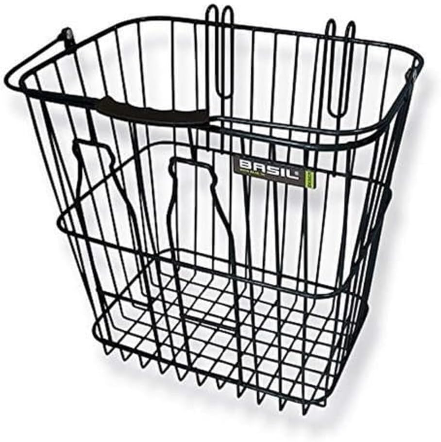 Memories Bottle Rear Bicycle Basket - Black