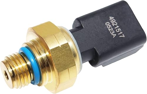 4921517 Sensor de presión de aceite de motor compatible con Cummins ISX ISM ISX11.9 ISX15 Freightliner Peterbilt Kenworth International Mack Western