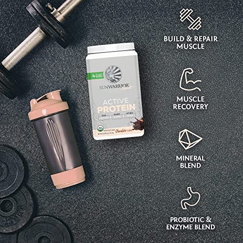 Sunwarrior Vegan Active Protein Powder - High Performance & Sugar Free & Vegan Active Creatine Monohydrate #TOP6