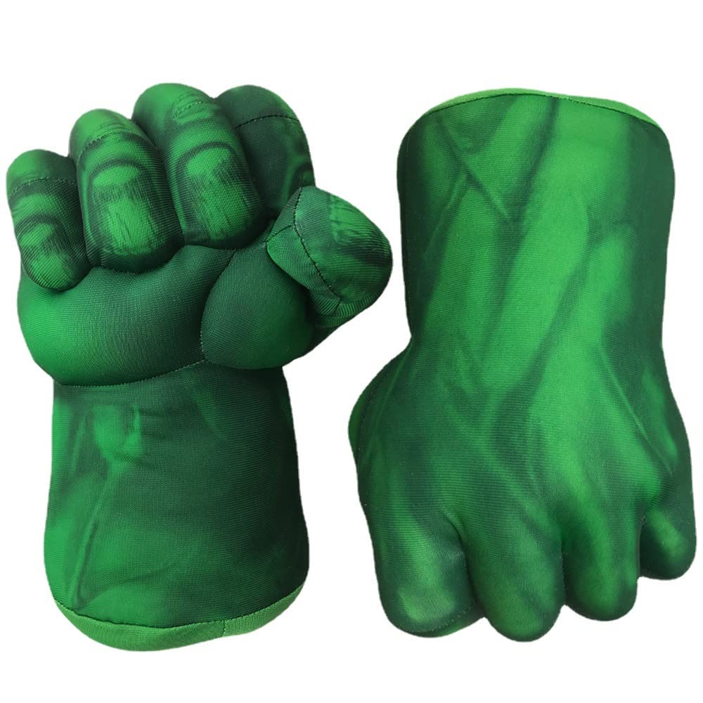 Xshelley 28 cm Green Hero Boxing Gloves,for Kids Fist Hand Smash Gloves,Cosplay Halloween,The Best Gifts at Birthday Parties