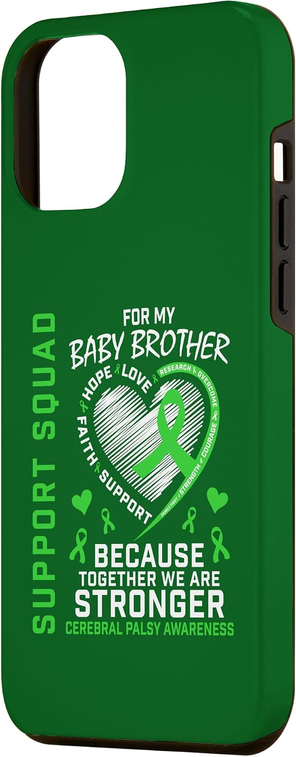 iPhone 15 Pro Max Baby Brother Cerebral Palsy Awareness Products Support Gifts Case image 2