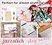 Jazzstick 10-Sheet Valentines Heart Stickers Glitter Red & Colors Value Pack Bulk 05
