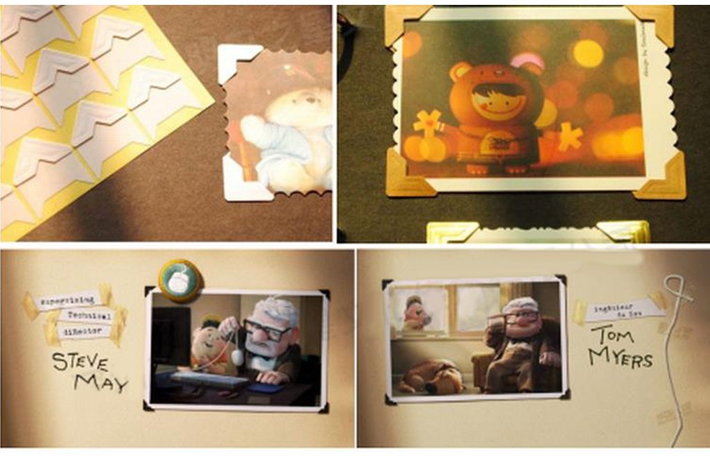 Heavy Driver® 5 Sheet DIY Photo Album Scrapbook Corner Sticker Black 3
