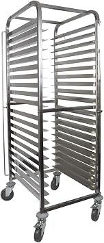 Front-Load Knock Down Bakery Rack All Stainless Steel, for Full Size Sheet Pans 1, For 20 trays