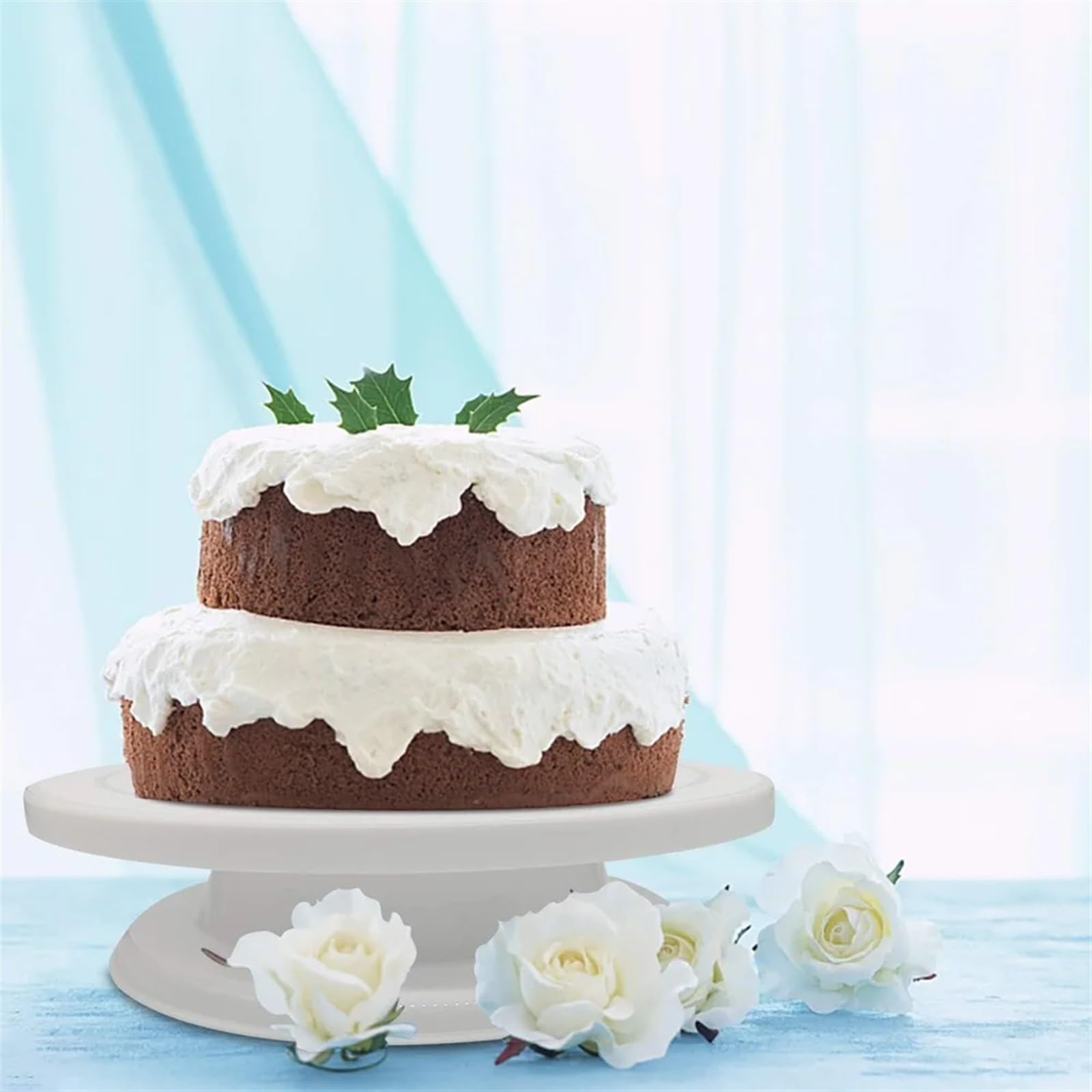 Plateau tournant à gâteau en alliage