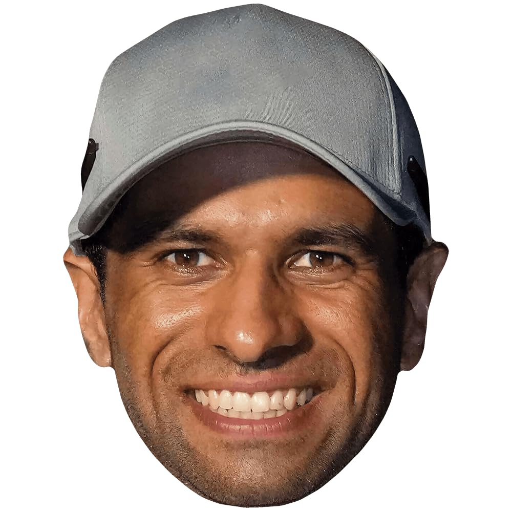 Aaron Rai (Smile) Celebrity Mask, Flat Card Face, Fancy Dress Mask