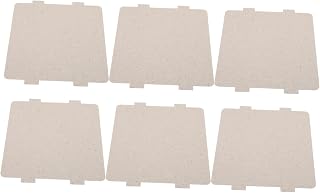 LALADEFIEE 6pcs High-Temperature Mica Waveguide Cover for Microwave Oven Insulation for Appliance Repair and Maintenance Compatible with Models