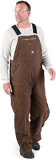Men's Heartland Insulated Washed Traditional Duck Bib Overall