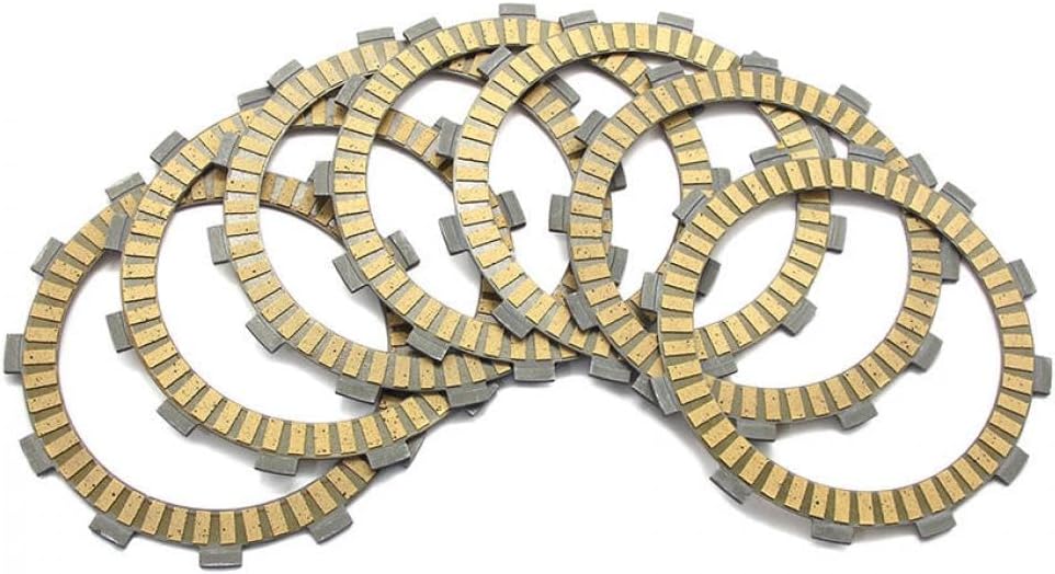 Motorcycle Clutch Friction Disc Plate Kit Compatible With XS650 1975 To 1979 YZF R1 1998 To 2003 OEM Replacement 341-16321-13 7