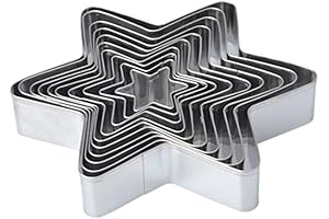 Homy Feel Star of David Cookie Cutter Set: Celebrate Jewish Traditions with Ease
