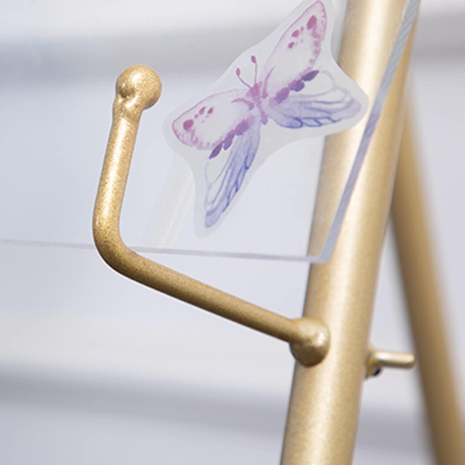 Chevalet d'art Portable et réglable en Fer - Support Pliable en métal de 120 cm pour Croquis, Peinture, Photos et Affiches en extérieur - Idéal pour Les Artistes et Les Adultes, Finition dor