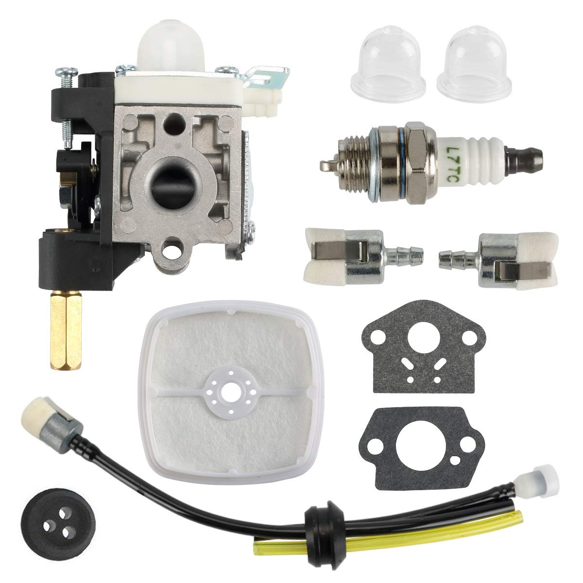 For Zama CARBURETOR Carb RB-K70， RB-K75 fits ECHO GT-200 GT200 GT201i HC-150 HC151 SRM-210, 230 PE200 PE201 PPF210 PPF211 SRM210 SRM211 SHC210 SHC211 Trimmer Brushcutter