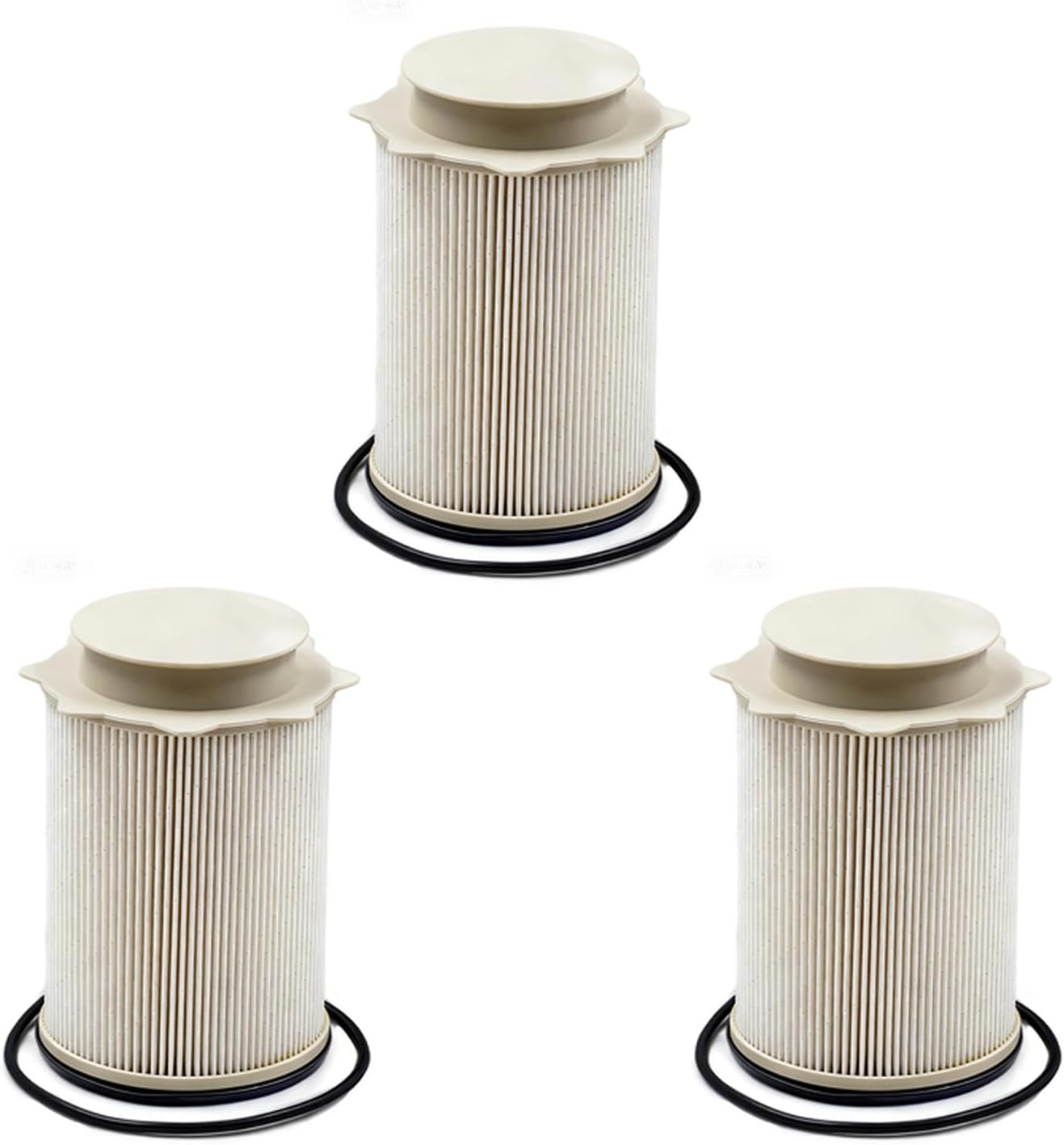 iFJF Fuel Filter 68157291AA Replacement for 2010-2024 Ram 2500 3500 4500 5500 6.7L L6 Diesel Engine 5 Micron Element Removes Microscopic Allow Enough Fluid or Air Flow Replace FS53000(Set of 3)