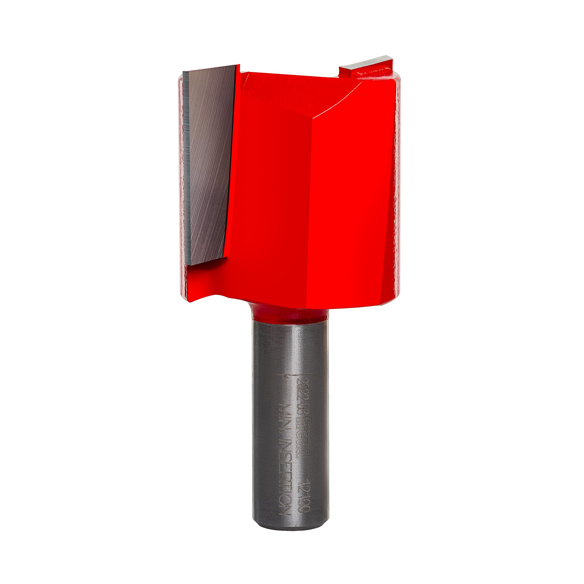 Freud 1-1/2" (Dia.) Double Flute Straight Bit with 1/2" Shank (12-190),Red
