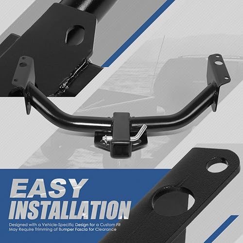 Miniatura 4 de Auto Dynasty Receptor de enganche de remolque clase 3 de 2 pulgadas compatible con Ford Ranger Mazda B2300 B3000 B4000 83-11