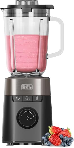 Black+Decker Standmixer BXJB1201E 2200W mit LED-Display