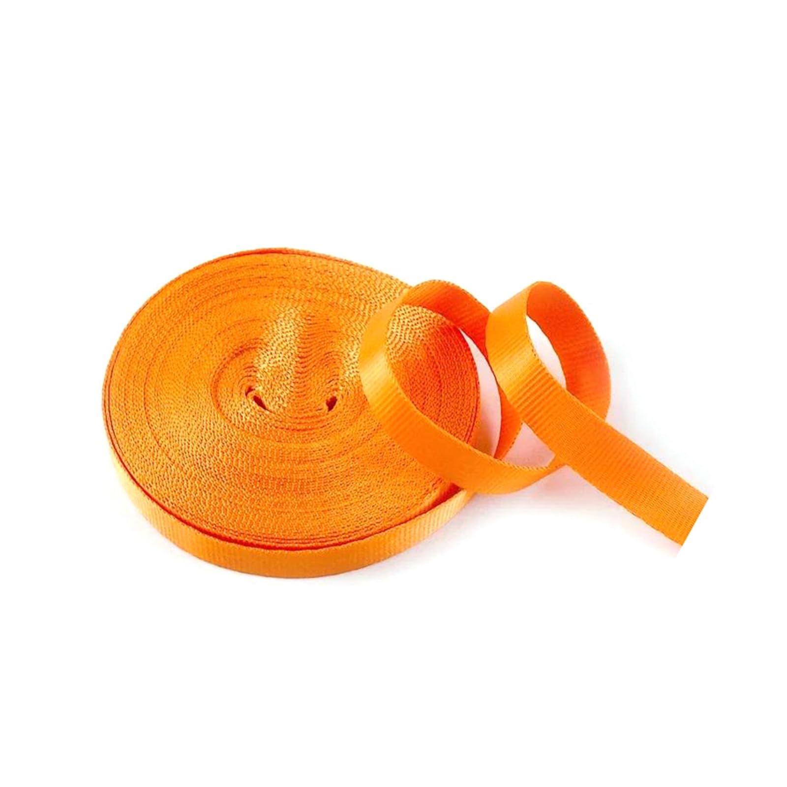 15 Meters Nylon Webbing, 10-20mm Width, for Straps, Bags, Belts, Bias Tape, Clothing DIY Sewing Supplies,Orange,12mm