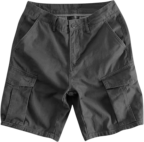 Pantalones Cortos Hombre Cargo Bermudas de Trabajo Deportivos Hombre Verano Cargo Cortos Casual Bermudas Shorts Running Deporte con Múltiples Bolsillos - 5