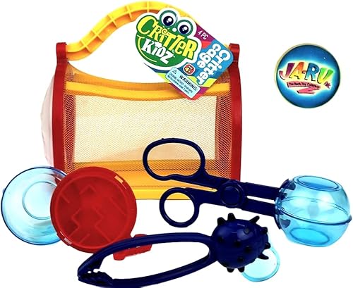 JA-RU Kit para atrapar insectos de jaula de insectos (1 juego de juguete) con casa de insectos Habitat-Bug House. Kit de atrapador de insectos para