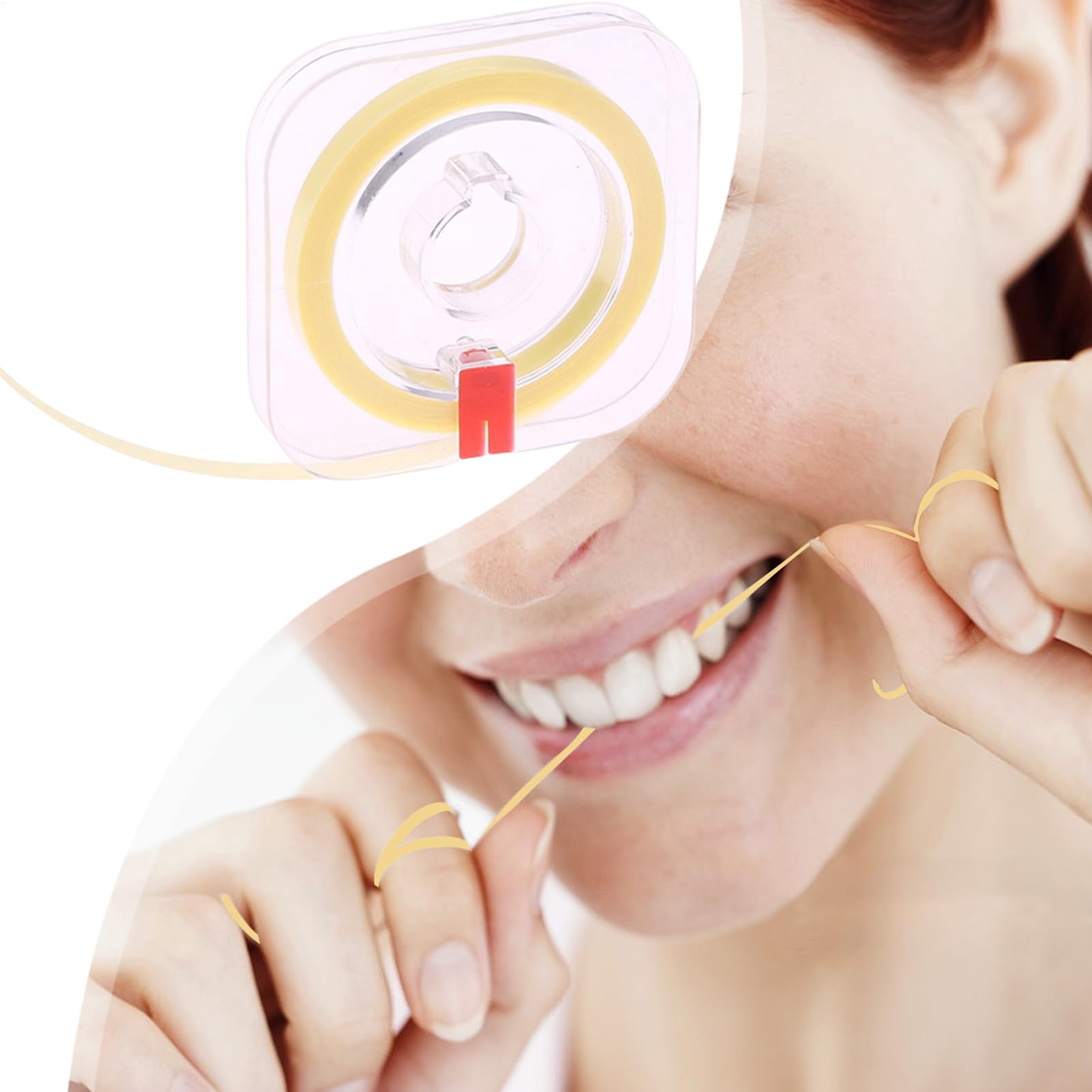 Striscia abrasiva per denti – 6 metri in resina, strumento di rettifica interdentale, pezzo di lima, componente abrasivo profondo, accessorio per la manutenzione professionale dell'igiene e la pulizia