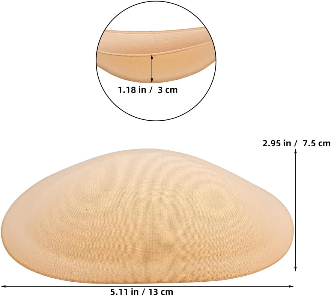 iplusmile 2 Pairs Shoulder Pads, Reusable Invisible Breathable Enhancer Foam Set-in Shoulder Pads for Women Clothing Shirts Sewing Supply