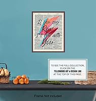 Vista 7 de David Bowie Wall Art Decor Poster - 8x10 Cool Unique Gift for Women, Men, Ziggy Stardust, 80s Music, Punk Rock Fan - Dictionary Print, Home