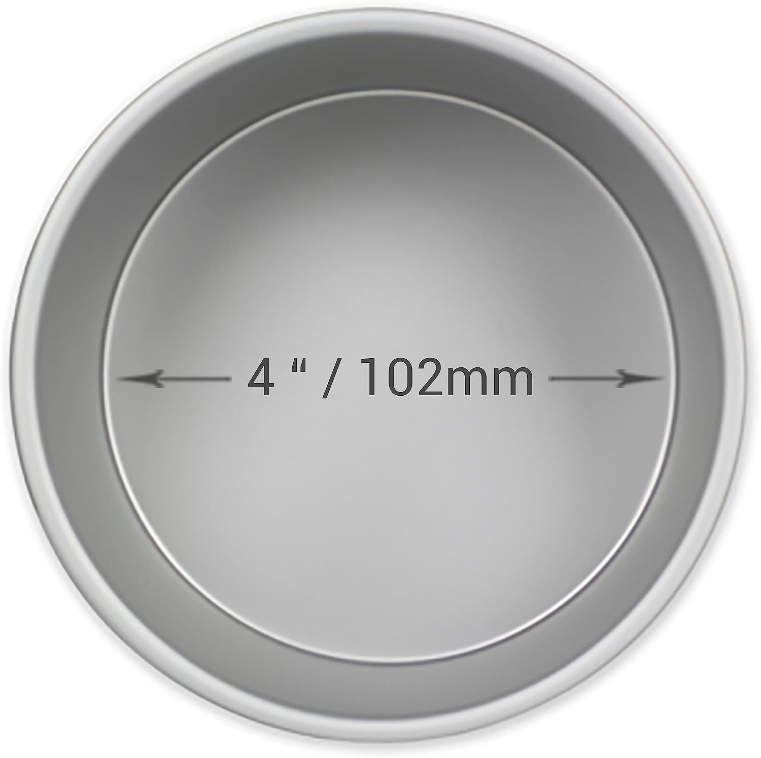 PME Professional Aluminum Baking PaN - Round 5 x 4in