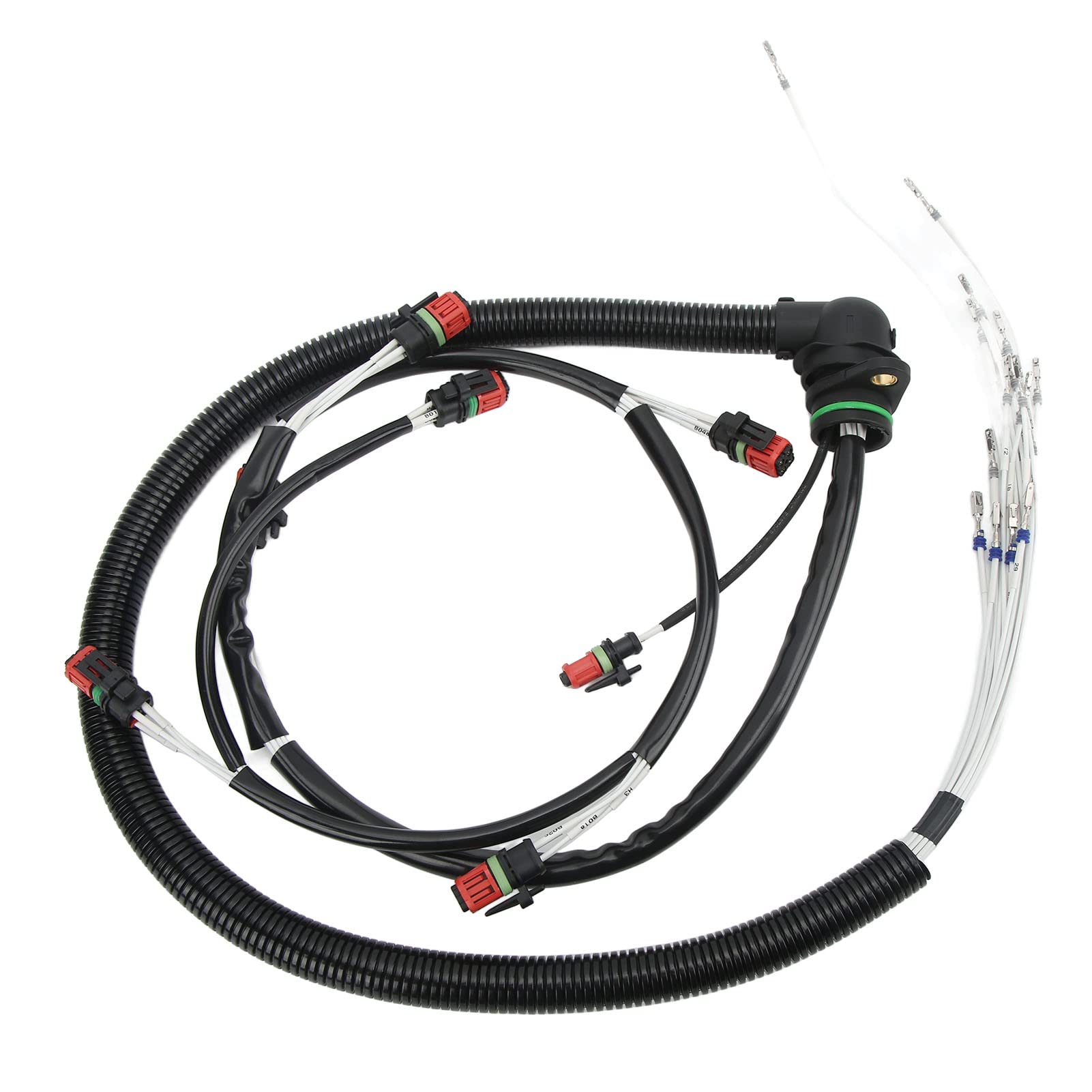 Tbest Arnés de Cables del Inyector del Motor, Arnés de Cables del Inyector de Combustible del Motor 22347607 Reemplazo de Alto Rendimiento para FM FH Truck