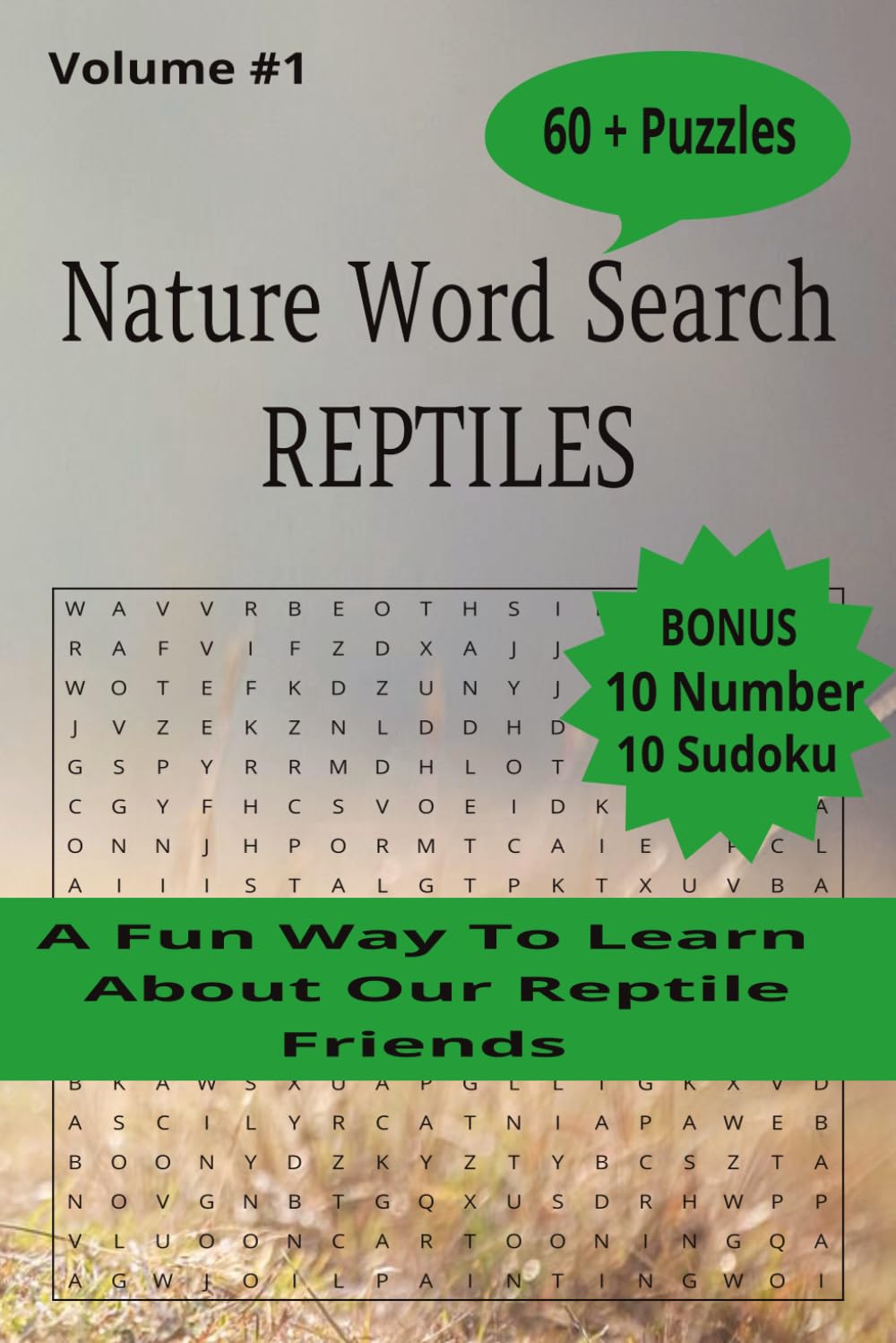 Nature word search reptiles: A fun way to learn about our reptile friends