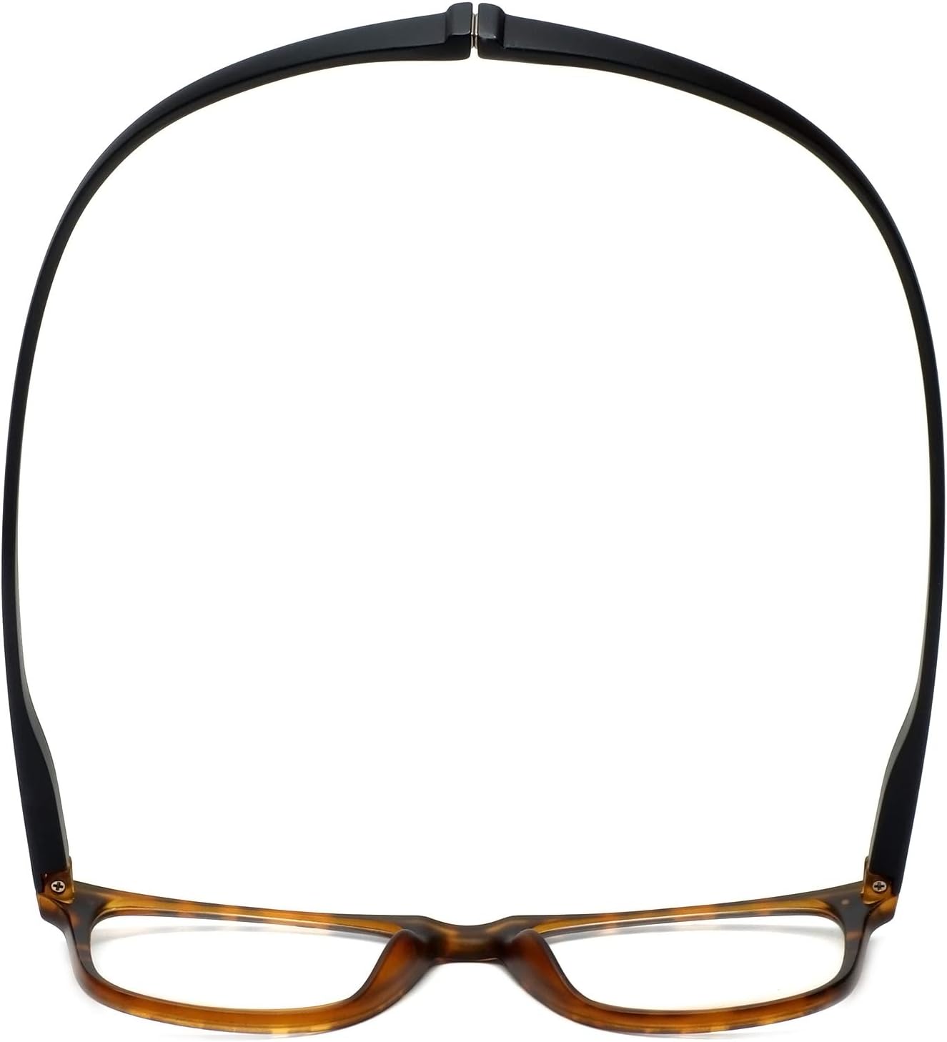 Magz Astoria Square Blue Light Reading Glasses +1.50 Tortoise Men/Women Neck Hanging Magnetic Snap It Rear Connecting Frame
