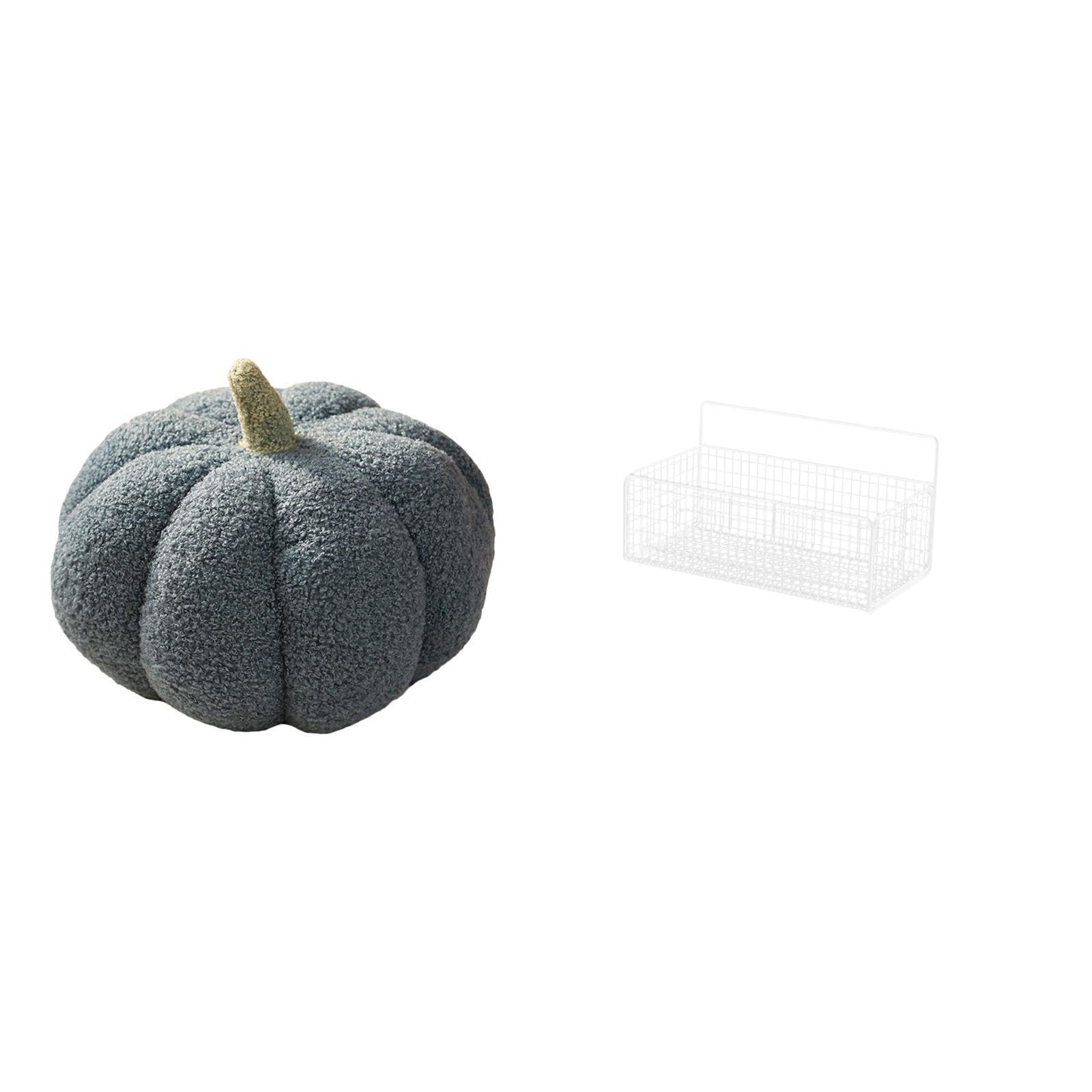 BNF®Pumpkin Pillows and Wall Hanging Baskets Plush Décorative Sofa Cushion and Metal Bathroom Wall Organizer for Bedroom Kitchen Living Room Décor|Home & Garden|Home Décor|Pillows-image-24