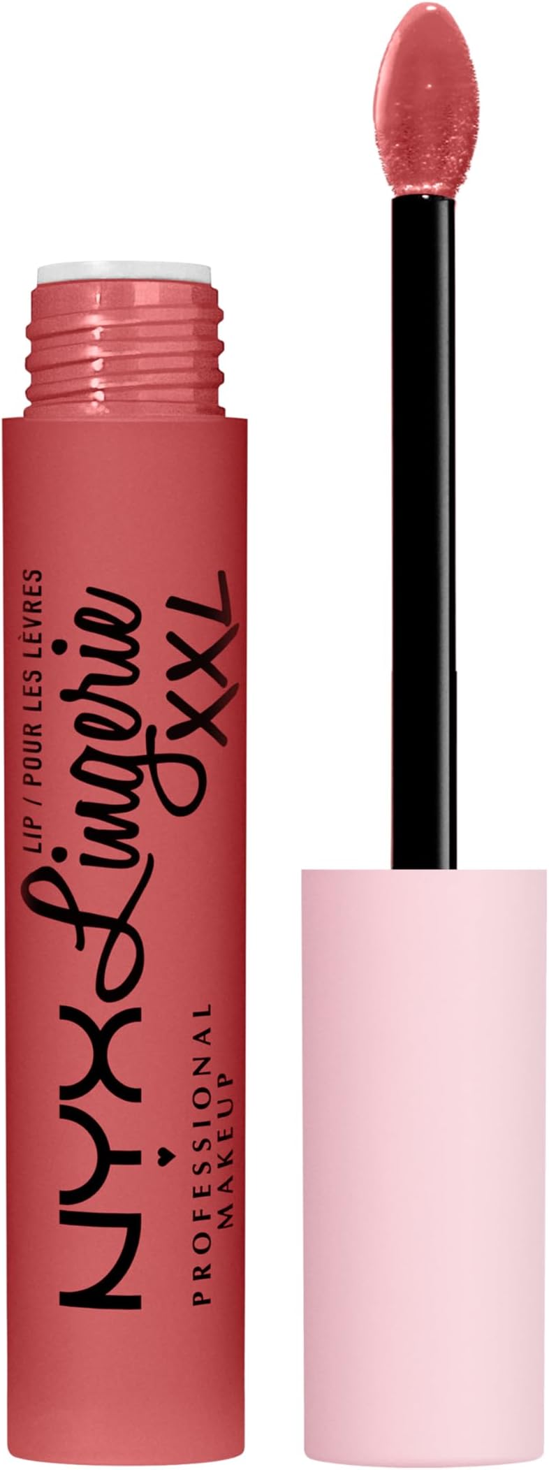 NYX PROFESSIONAL MAKEUP Lip Lingerie XXL Matte Liquid Lipstick - Xxpose Me (Peach Pink)