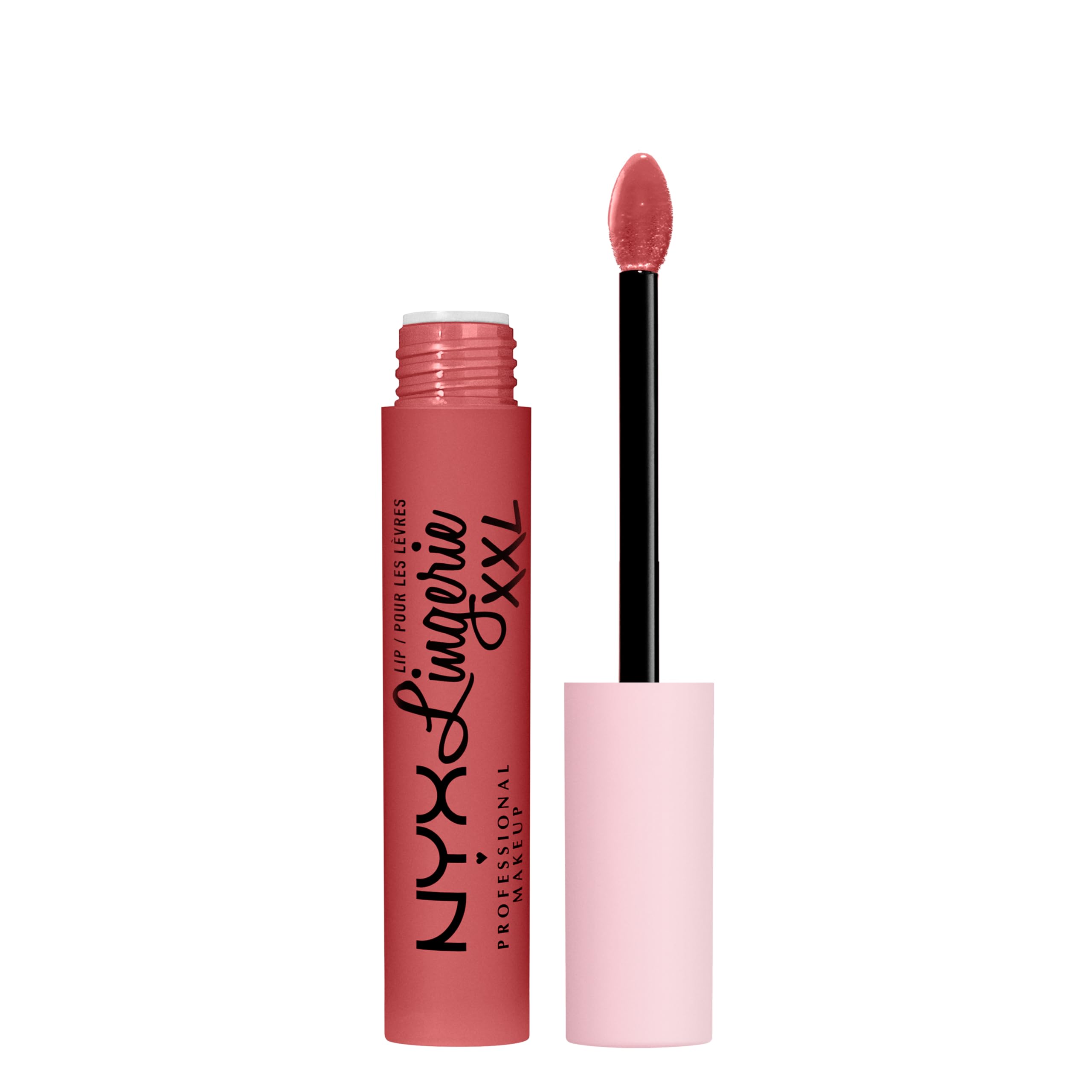 NYX Professional Makeup Lip Lingerie XXL, Long Lasting Matte Liquid Lipstick, Vegan formula, Xxpose Me