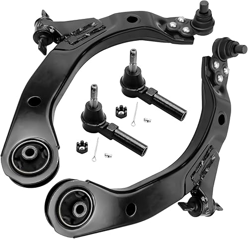 Miniatura 98 de Detroit Axle - Kit de brazos de control delanteros de 4 piezas para Nissan Cube 2009-2014, Nissan Versa 2007-2012 2 brazos de control inferiores con