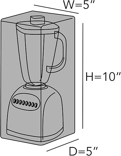 Miniatura 2 de Covermates Keepsakes - Funda para licuadora, protección contra el polvo, resistente a las manchas, lavable, funda para electrodomésticos, color rojo