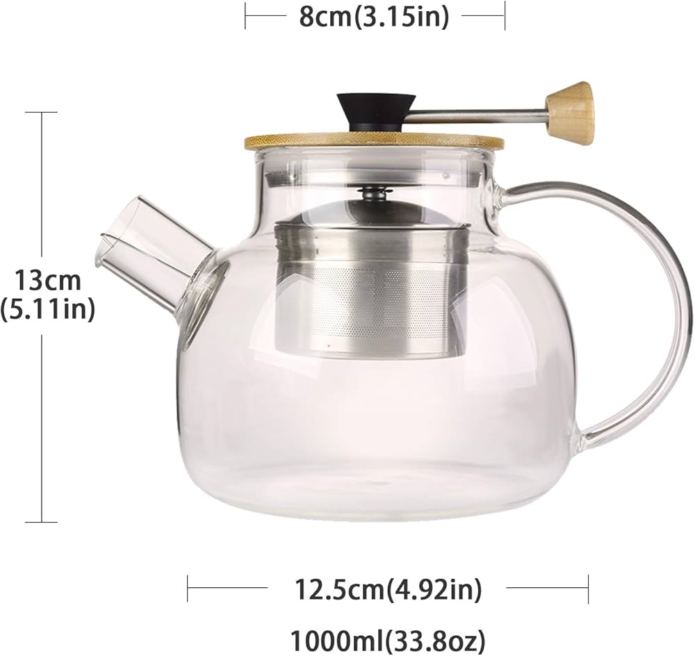 Pyrex Glass Teapot 800mL