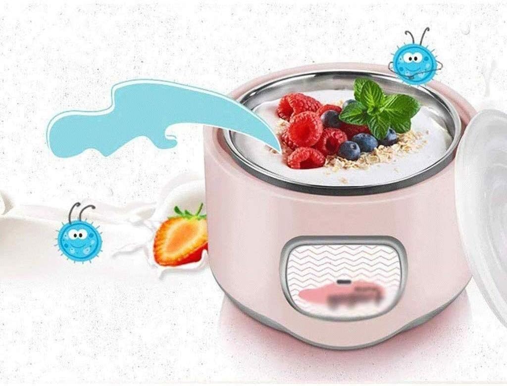 Multi-functional Yogurt Maker -Yogurt Maker, Automatic Digital Yogurt Maker with Lids, Stainless Steel Design for Home Use