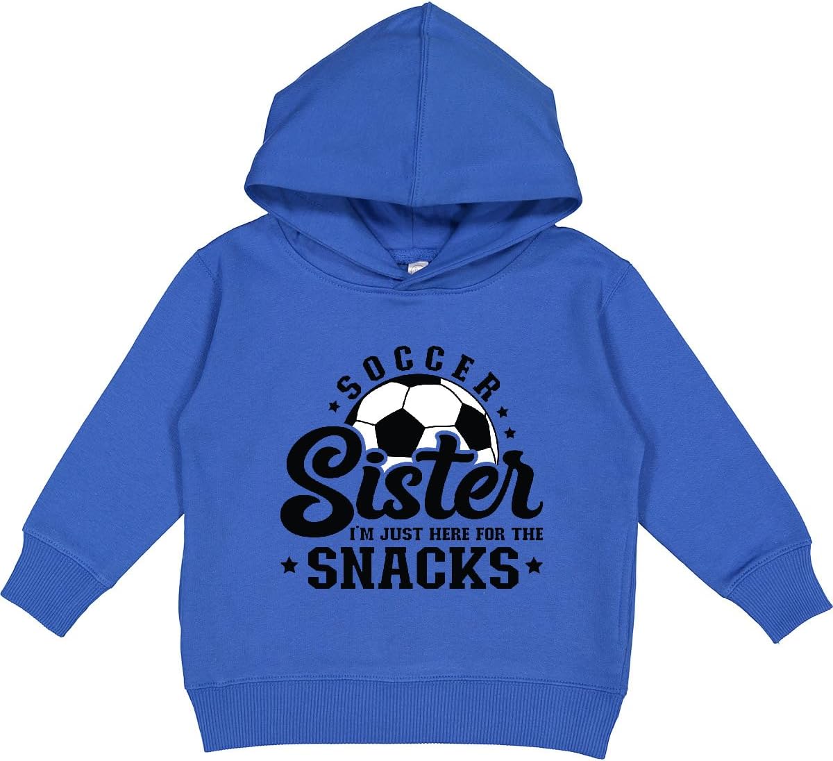 inktastic Soccer Sister - I'm Just Here for the Snacks Toddler Hoodie