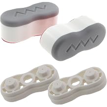 Bidet Toilet Seat Toilet Cover Gasket Universal Toilet Gasket 4.5x2x1.8cm Toilet Cover Rubber Anti Slip Cushion Strong Self-adhesive Universal Bidet Raising Cushion