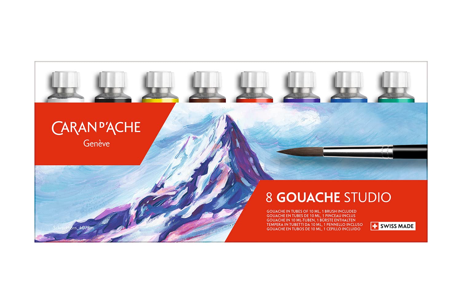 Caran d'Ache Gouache Studio Set 8 Tubes 10ml