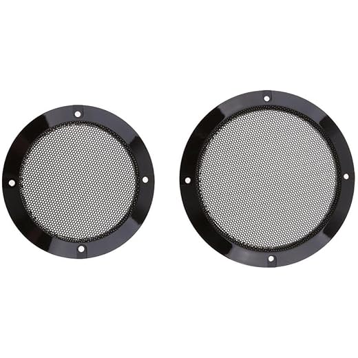 ATORSE 2 Sets Speaker Grills Cover Case with Screws 4Inch