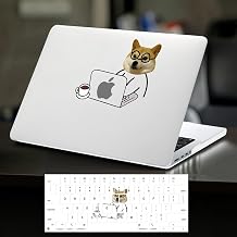 DTangLsm MacBook Air 15 Inch Case M4 2025 2024-2022 M3 M2 A3241 A3114 A2941, MacBook Air 15 Cute Dog M4+ Keyboard Skin Hardworking Dog