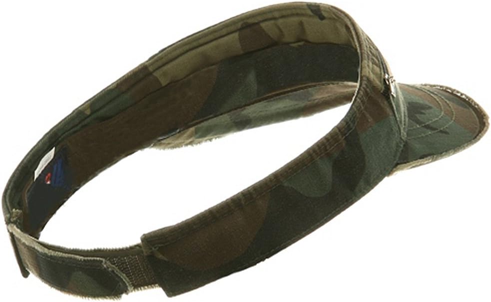 e4Hats.com Enzyme Washed Cotton Twill Visor
