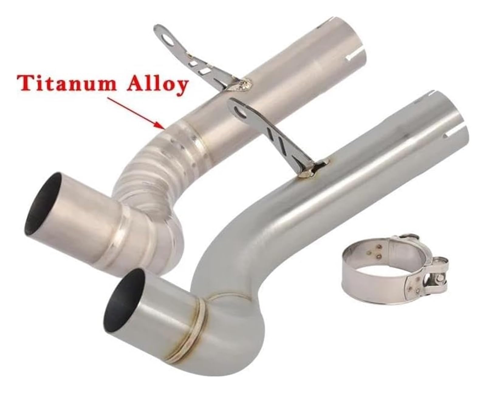 para Voge 900X 900DS 900 DS X DSX 2024 2025 Tubo De Escape Intermedio Motocicleta Silenciador Escape Moto(Stainless Steel)