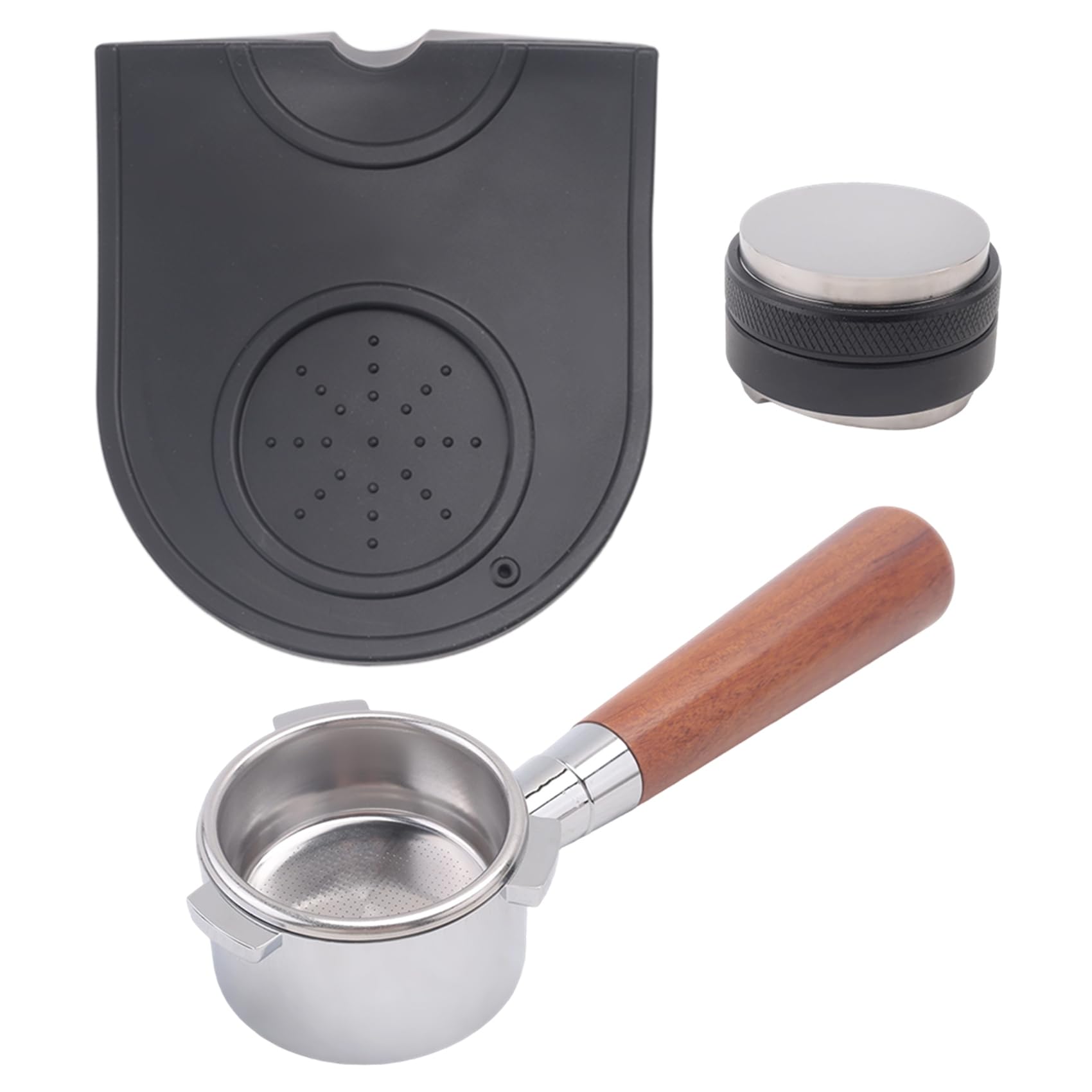 Aniyaa Coffee 54mm Bottomless Portafilter + 53mm Coffee Distributor & Tamper + for the Express