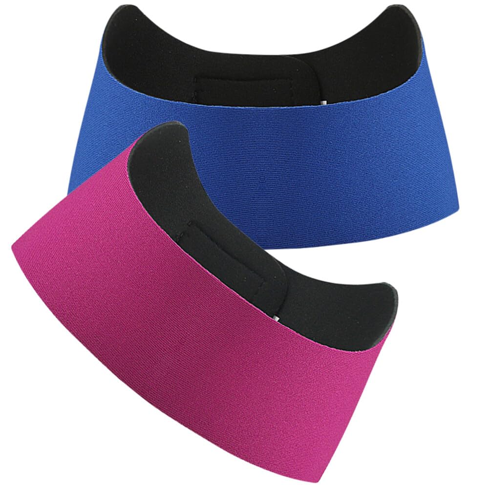 Beavorty Comfortable 2-Pack Neoprene Ear Headbands for Swimming Bathing Water Sports