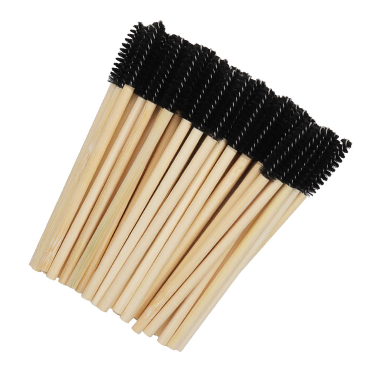 100pcs Disposable Eyelash Brush Eyebrow Brush Mascara Wand Easy to Makeup Application