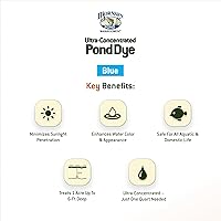 Vista 6 de Tinte azul ultraconcentrado para estanque - 1 cuarto de galón Líquido (paquete de 2 cuartos de galón)