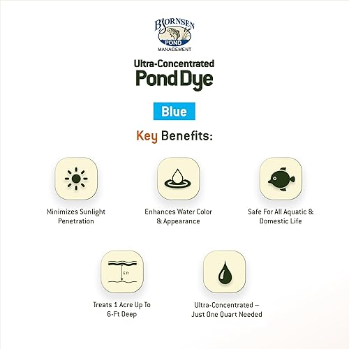 Miniatura 6 de Tinte azul ultraconcentrado para estanque - 1 cuarto de galón Líquido (paquete de 2 cuartos de galón)