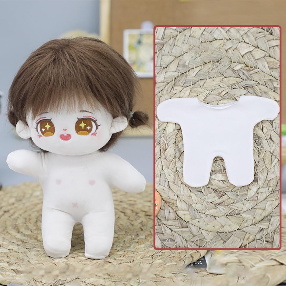 niannyyhouse 10 cm, 13 cm, 15 cm, 20 cm, 30 cm, 40 cm - Vêtements de poupée en peluche anti-taches - Body fin (13 cm